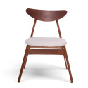 Chaise \'Asta\' - Noyer/Blanc