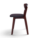 Chaise \'Sirdal\' - Noyer/Gris foncé