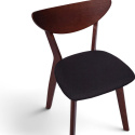 Chaise \'Sirdal\' - Noyer/Gris foncé