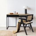 Chaise &agrave; bras \'Rotting\' - Noir