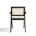 Chaise &agrave; bras \'Rotting\' - Noir