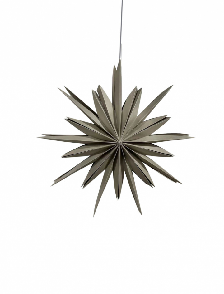 Étoile de l\'Avent \'Fiona\' 65 - Gris dans le groupe Éclairage / Lampes / Éclairage de Noël chez Reforma (WW-ADST)