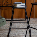 Tabouret \'Bor&aring;s\' - Brun/Noir