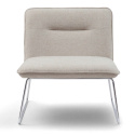 Fauteuil \'Chelsea\' - Gris/métal