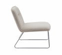 Fauteuil \'Chelsea\' - Gris/métal