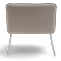 Fauteuil \'Chelsea\' - Gris/métal