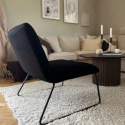 Fauteuil \'Chelsea\' - Noir/Teddy