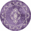 Tapis rond \'Taknis\' 160cm - Violet