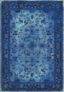 Tapis Wilton \'Gombalia\' 160x230cm - Bleu