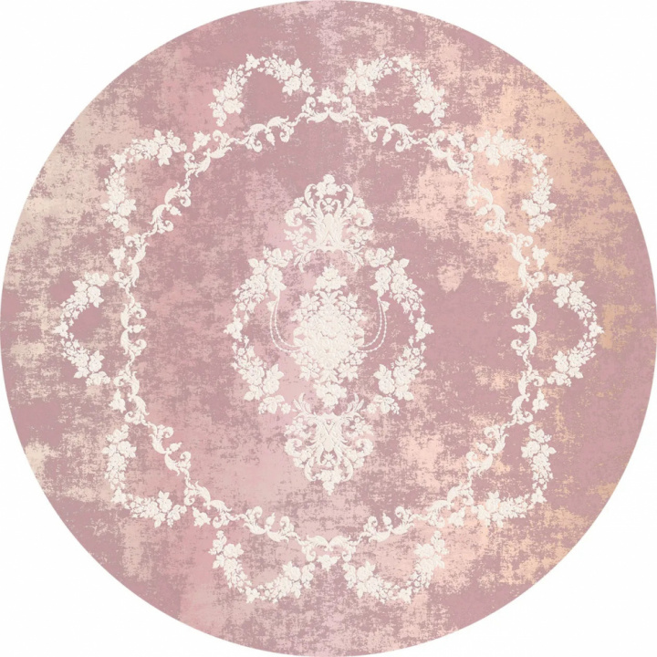 Tapis rond \'Nefta\' 160cm - Rose dans le groupe Décoration / Tapis / Tapis tissés chez Reforma (X10117116)
