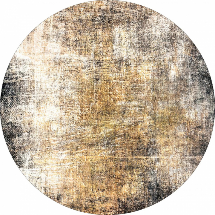 Tapis rond \'Florent\' 120cm - Marron dans le groupe Décoration / Tapis / Tapis tissés chez Reforma (X10117131)