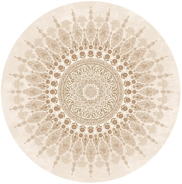 Tapis rond \'Sandrigo\' 240cm - Beige dans le groupe Décoration / Tapis / Tapis tissés chez Reforma (X10117530)