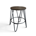 Tabouret \'Rustic\' 45cm - Bois/Acier