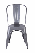 Chaise \'Montmartre\' - Acier Mat