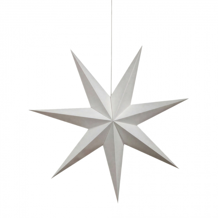 &Eacute;toile de l\'Avent \'Sally\' 80cm - Blanc dans le groupe Éclairage / Lampes / Éclairage de Noël chez Reforma (advent-star-white-8)