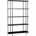 Bibliothèque \'Simple\' 5 étagères - Noir