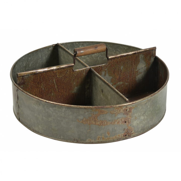 Boîte vintage avec poignées \'Agustin\' - Fer/Patine dans le groupe Meubles / Étagères & rangement / Petits rangements chez Reforma (m16427)