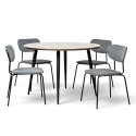 Groupe de repas \'Runt Kungsholmen\' - 1 Table & 4 Chaises