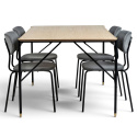 Groupe de repas \'Kungsholmen Hornstull\' - 1 Table & 4 Chaises