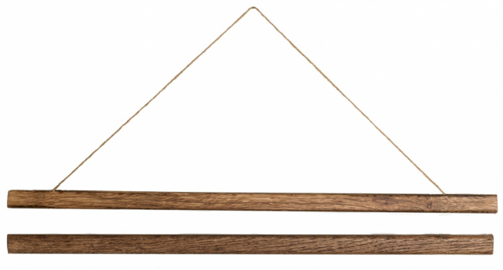 Porte-affiche 70cm - Noyer dans le groupe Décoration / Décoration / Tableaux & affiches chez Reforma (posterhang-walnut-70)